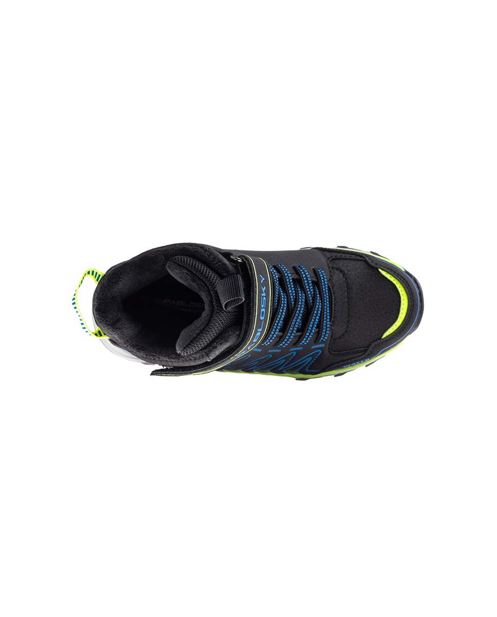 Zapatillas deportivas de niños pablosky con cierre adherente - Negro Negro-3