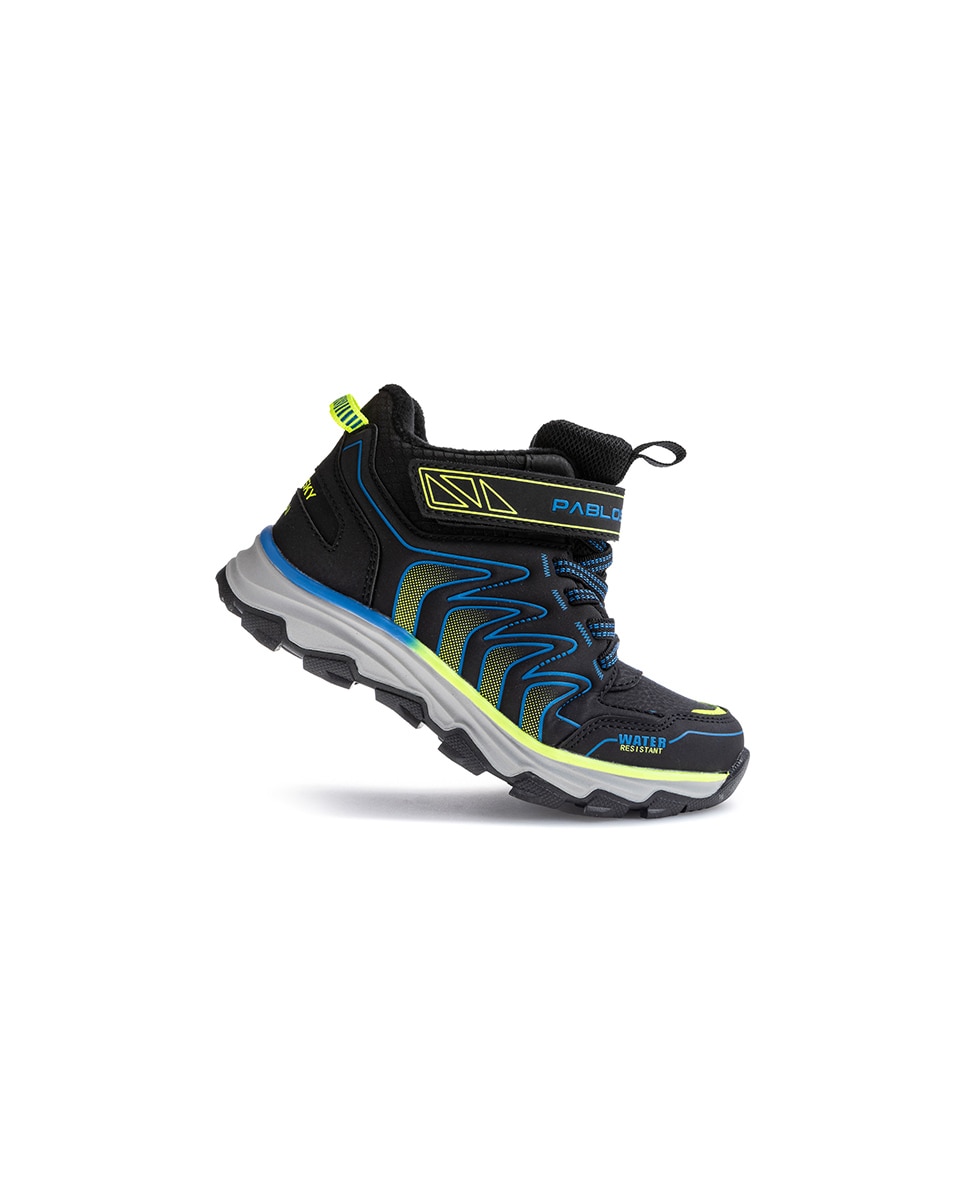 Zapatillas deportivas de niños pablosky con cierre adherente - Negro Negro-5