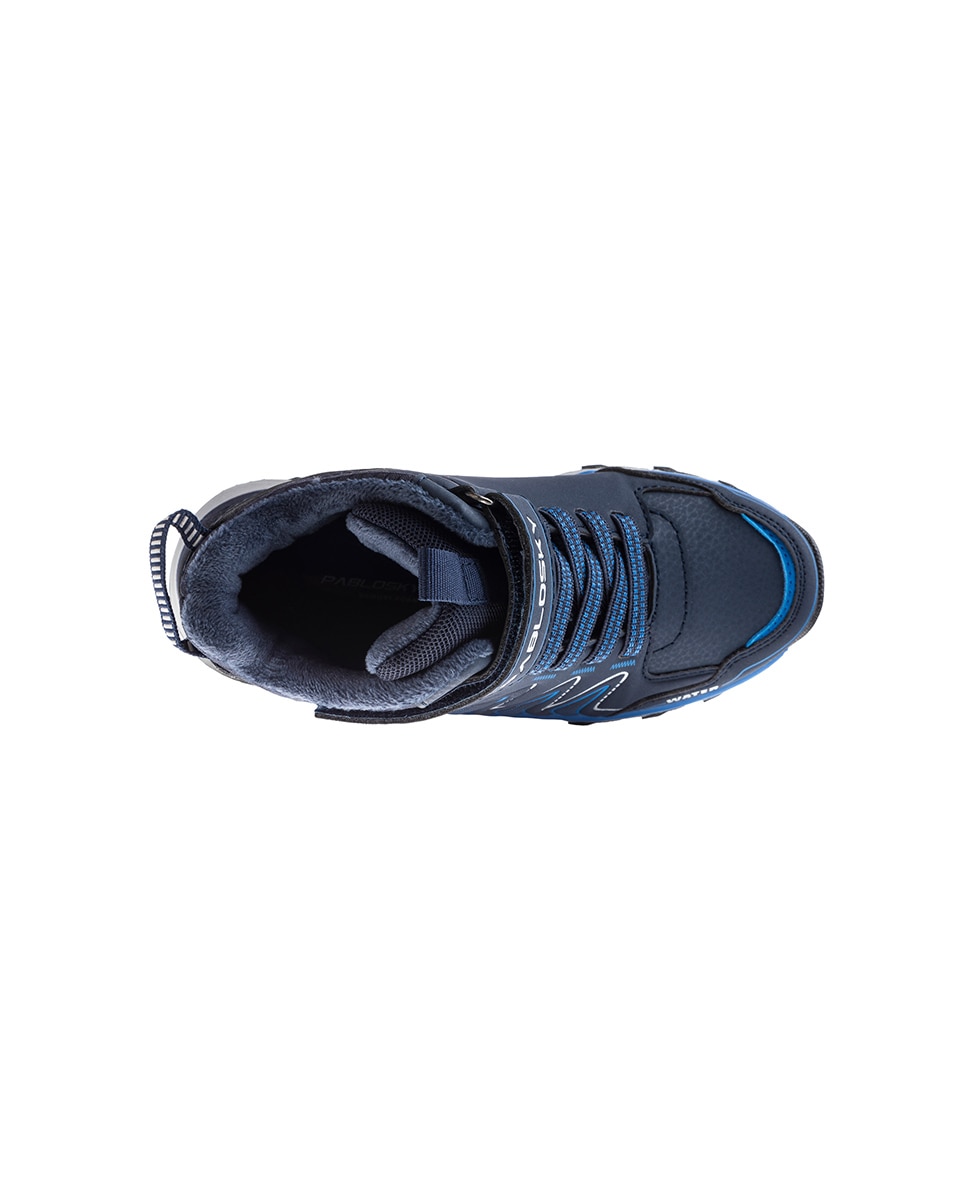 Zapatillas deportivas de niños pablosky con cierre adherente - Azul Azul-3