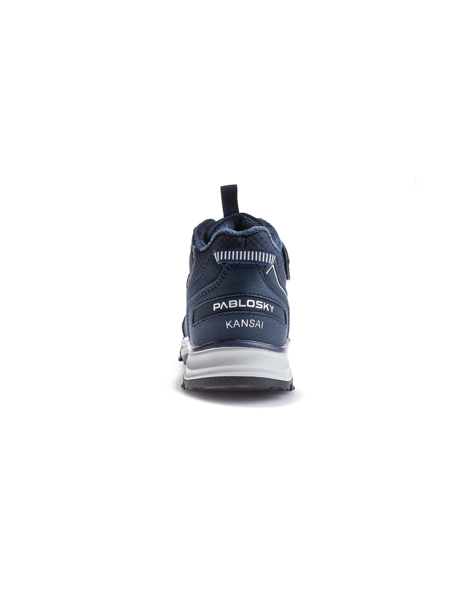 Zapatillas deportivas de niños pablosky con cierre adherente - Azul Azul-4