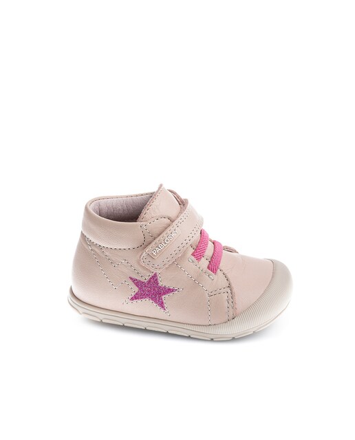 Imagen 0 de Botas de bebé niño de piel con cierre adherente