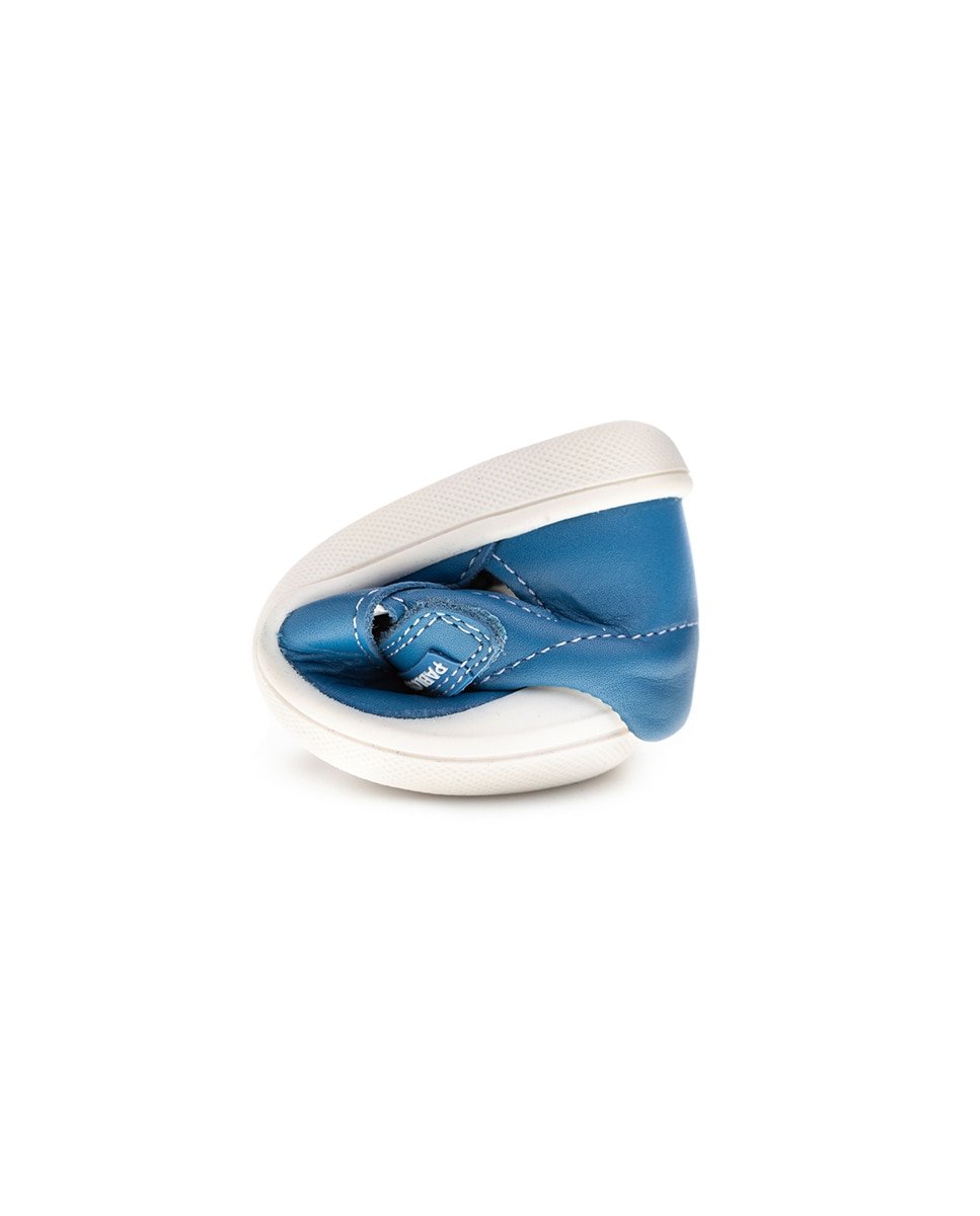 Sandalias de bebé de piel con cierre adherente - Pablosky - Azul Azul-2