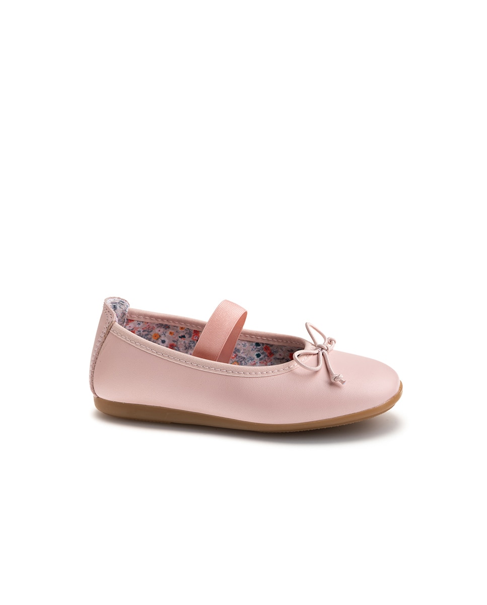 Bailarinas de niña con elástico - Pablosky - Rosa claro Rosa claro-1