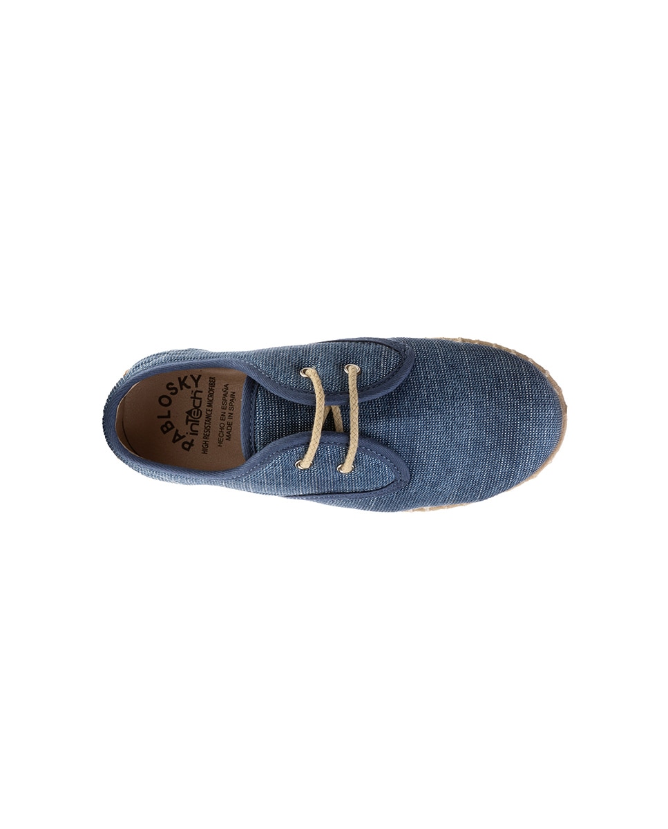 Imagen 4 de Zapatos casual de niño con cordones - Pablosky - Azul Azul