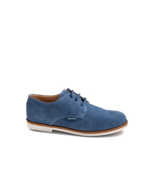 Imagen 0 de Zapatos casual de niño de piel con cordones