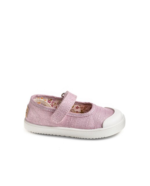 Imagen 0 de Zapatillas de lona de niña con cierre adherente
