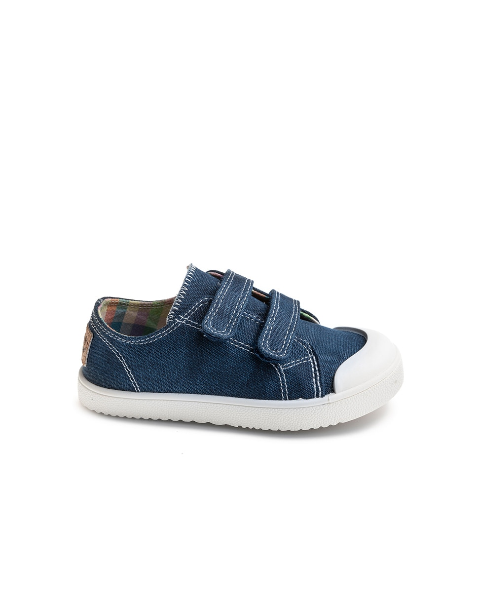 Imagen 0 de Zapatillas de lona unisex barefoot con cierre adherente Rojo