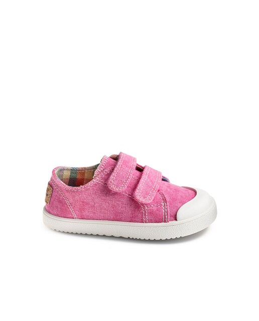 Imagen 0 de Zapatillas de lona de niña con cierre adherente