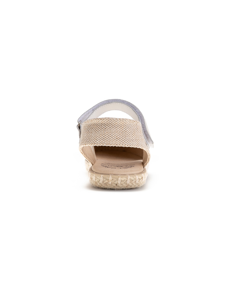 Alpargatas de niña con cierre adherente - Pablosky - Beige Beige-5