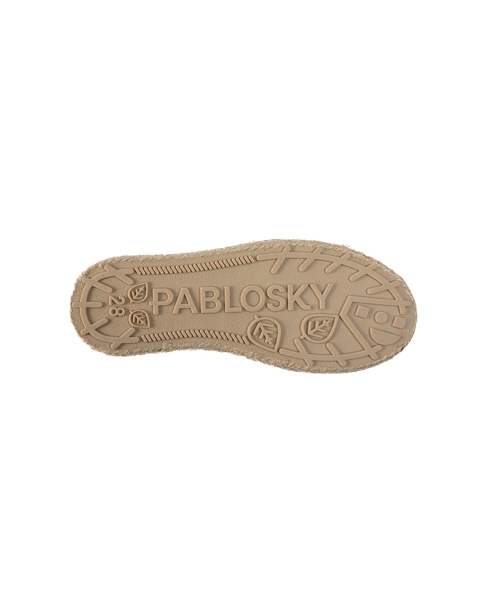 Pablosky - Alpargatas de niña con cierre adherente.