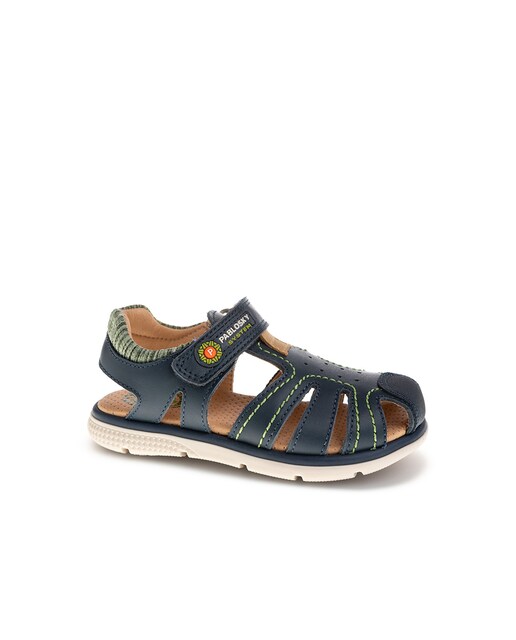 Imagen 0 de Sandalias de niño Pablosky de piel con cierre adherente
