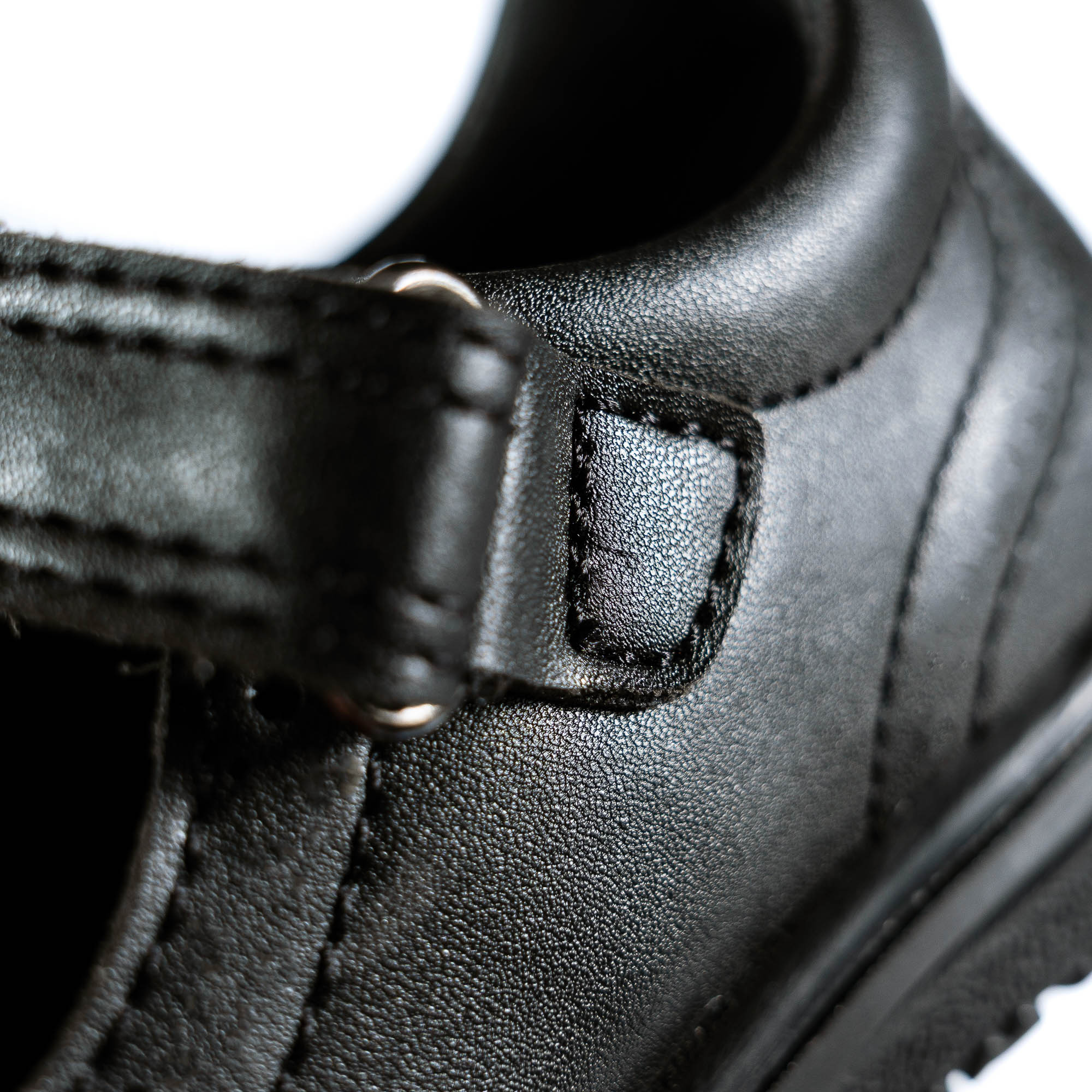 Zapatillas de niño tipo casco bajas en piel con doble cierre adherente - Pablosky - Negro Negro-6