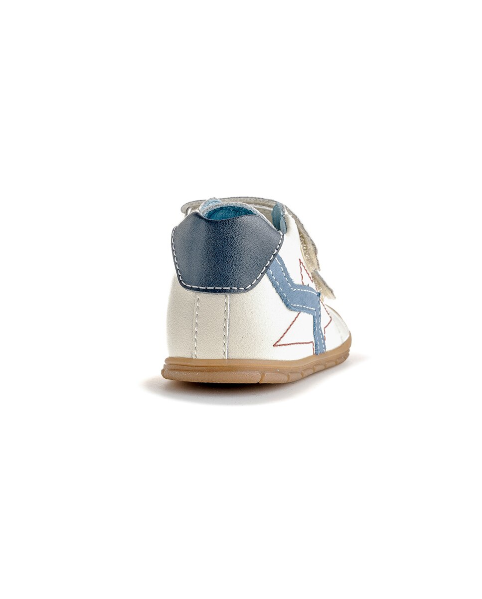 Botas de bebés Pablosky de piel con cierre adherente - Blanco Blanco-7