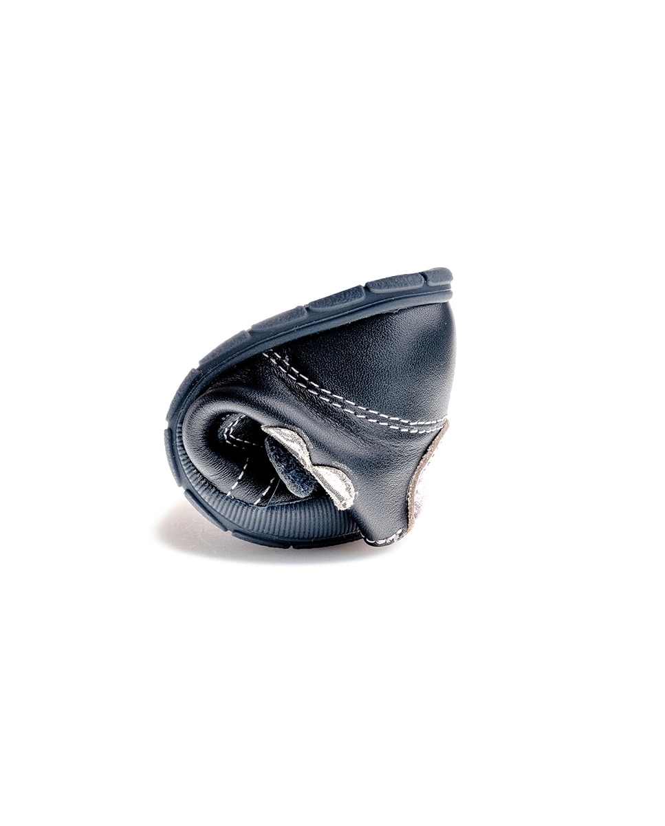 Botas de bebés Pablosky de piel con cierre adherente - Azul Azul-2