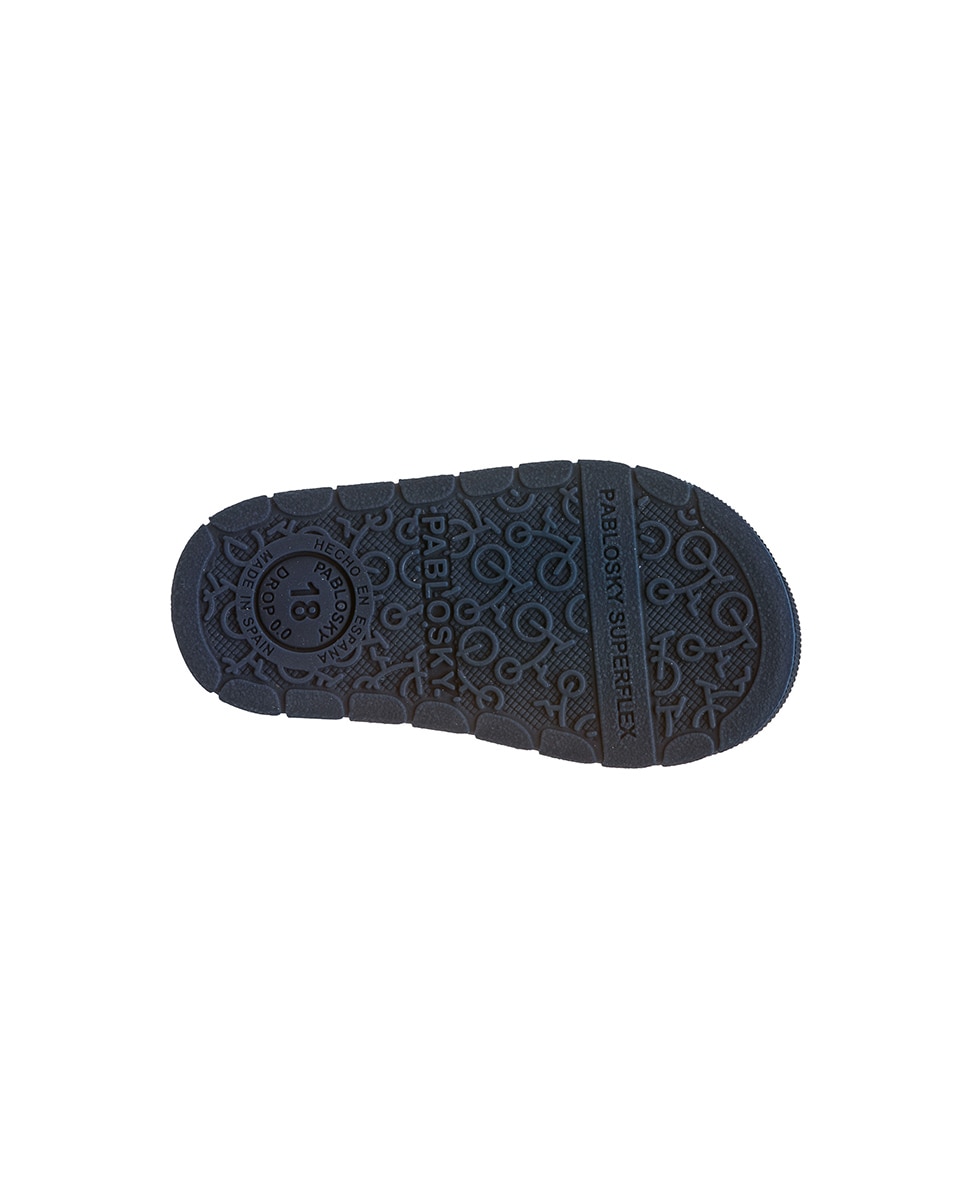 Botas de bebés Pablosky de piel con cierre adherente - Azul Azul-3