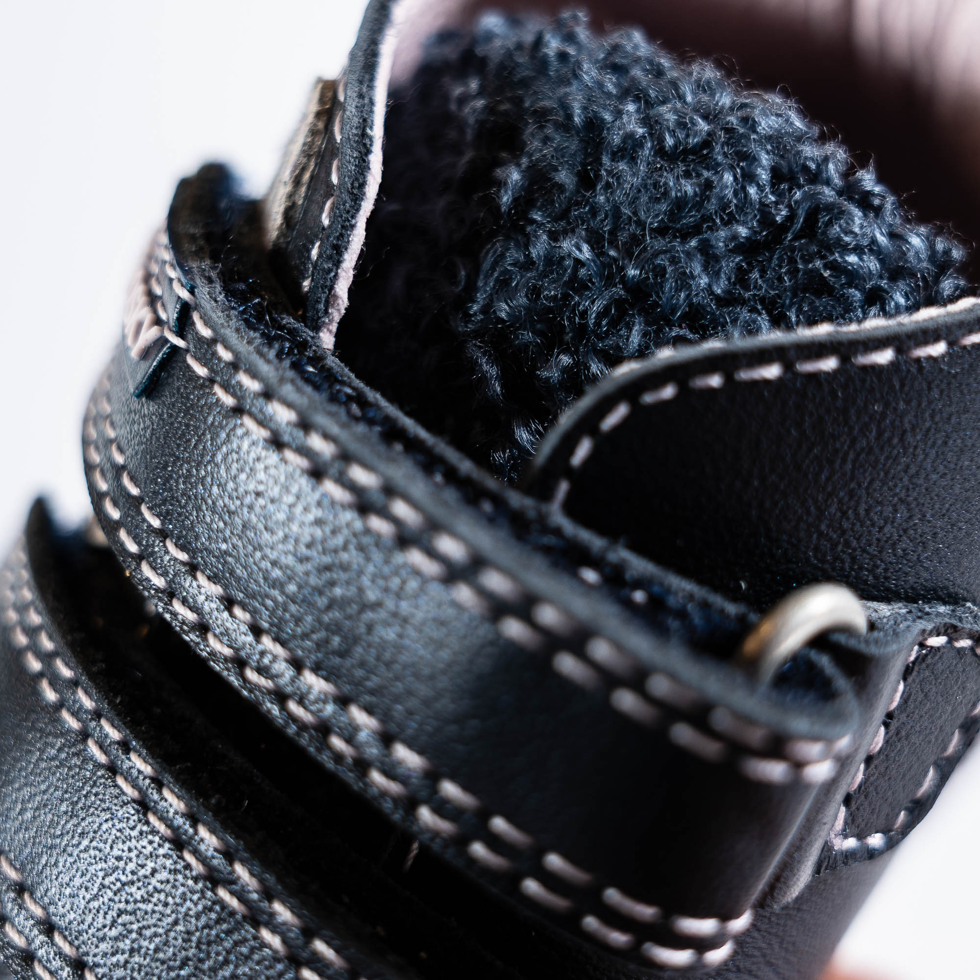 Botas de bebés Pablosky de piel con cierre adherente - Azul Azul-6
