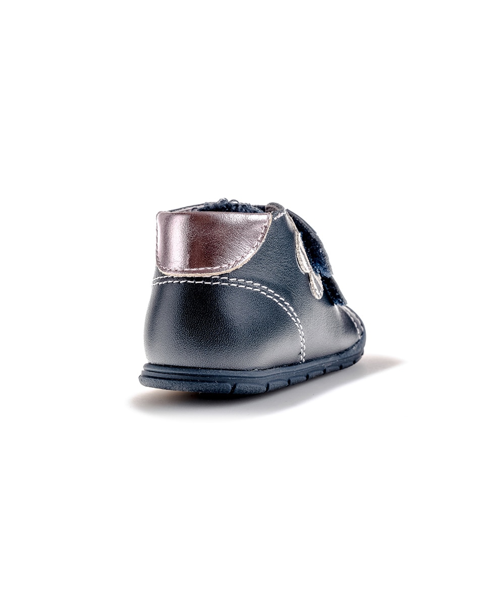 Botas de bebés Pablosky de piel con cierre adherente - Azul Azul-7