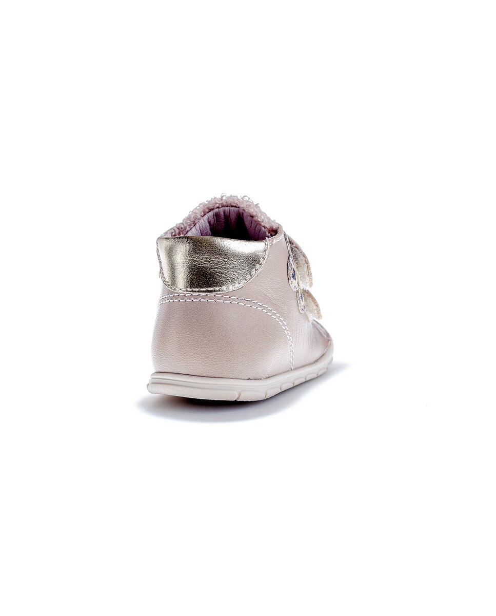 Botas de bebés Pablosky de piel con cierre adherente - Beige Beige-7