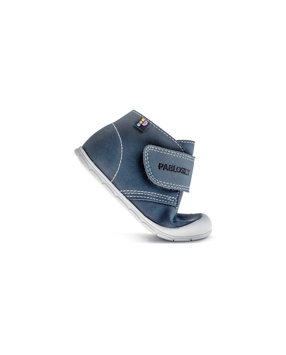 Botas de bebé niño pablosky barefoot con cierre adherente - Azul Azul-8
