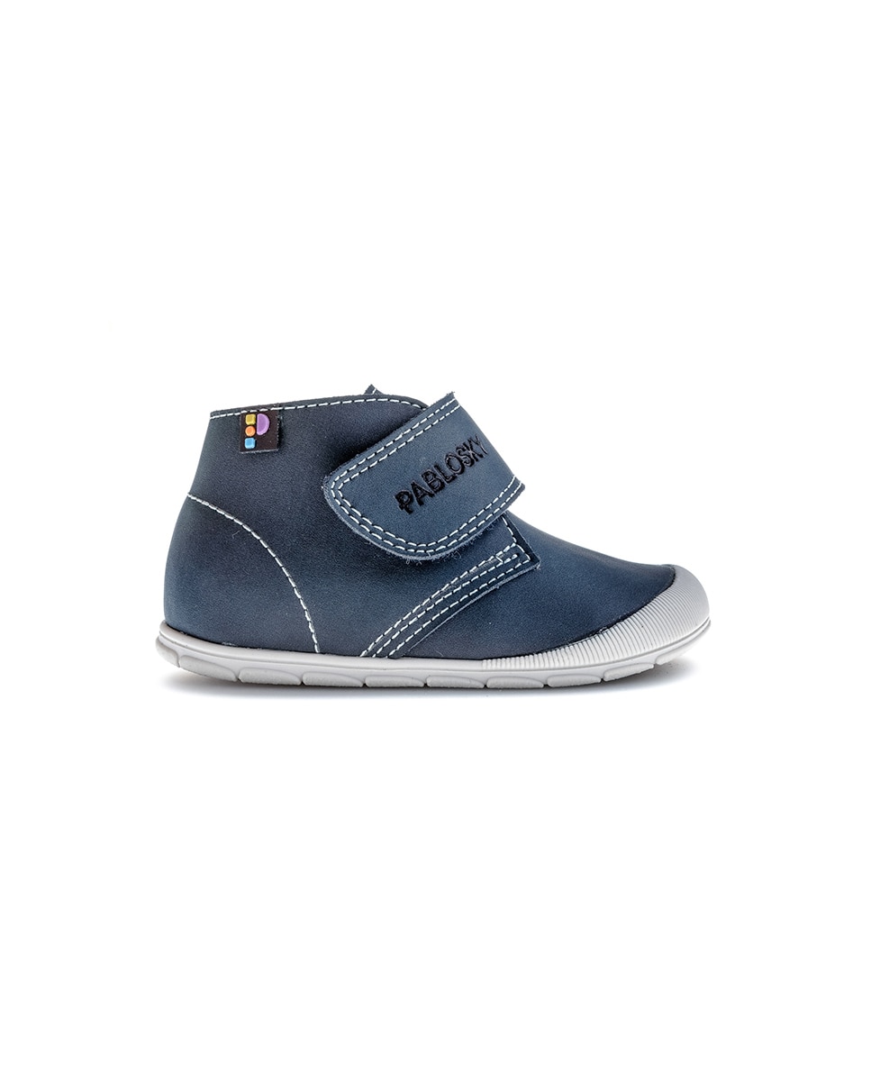 Botas de bebé niño pablosky barefoot con cierre adherente - Azul Azul-9