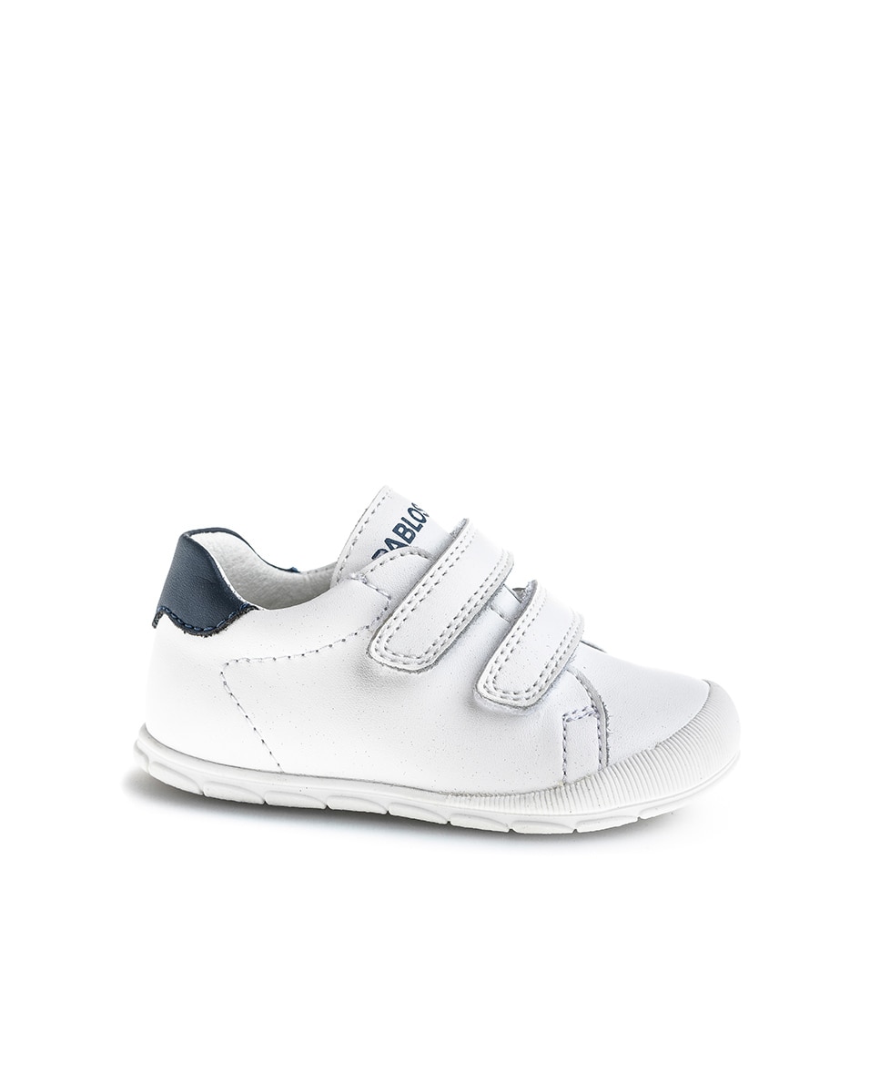 Imagen 1 de Zapatos bebés Barefoot - Pablosky - Blanco / Azul Blanco / Azul