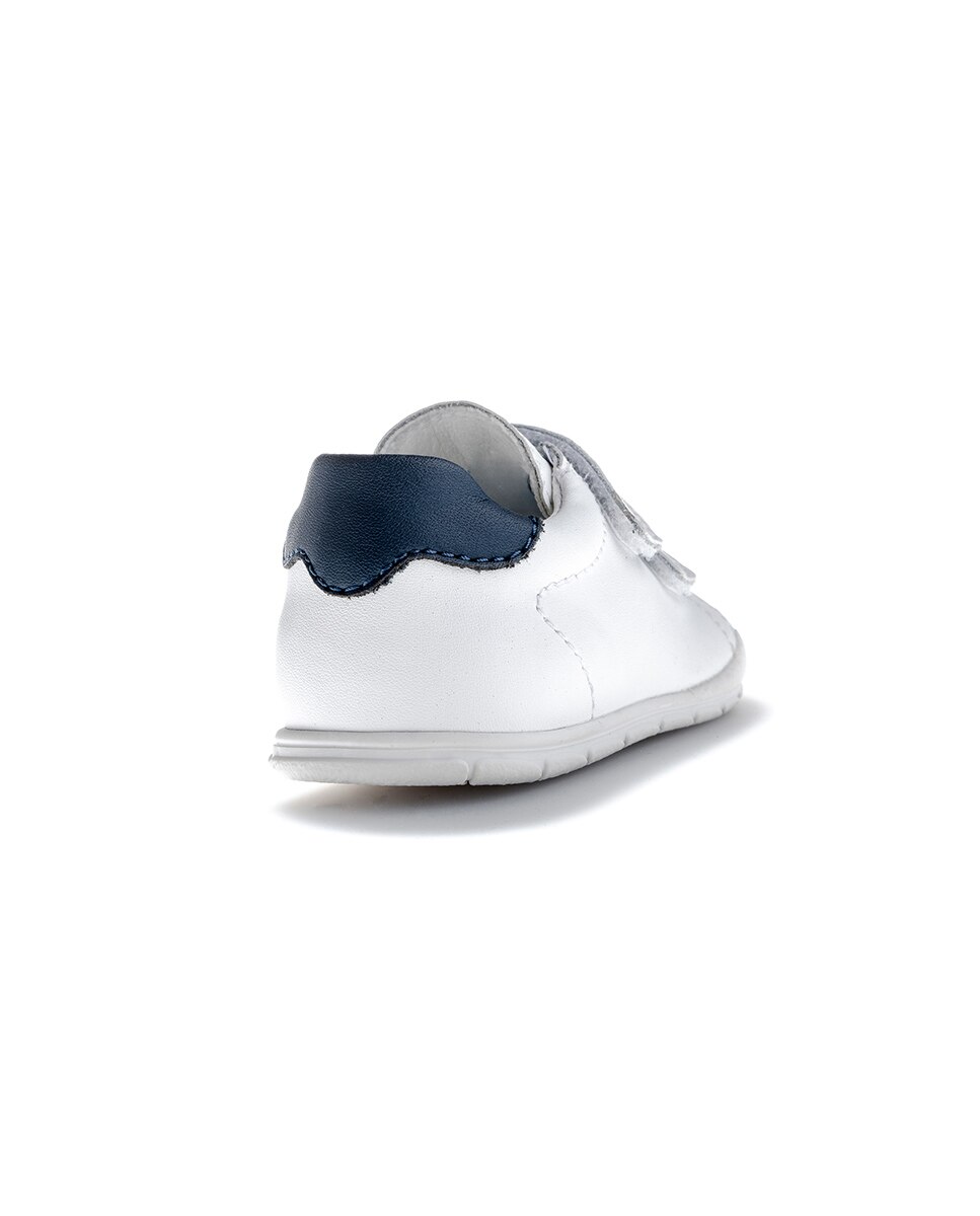Imagen 7 de Zapatos bebés Barefoot - Pablosky - Blanco / Azul Blanco / Azul
