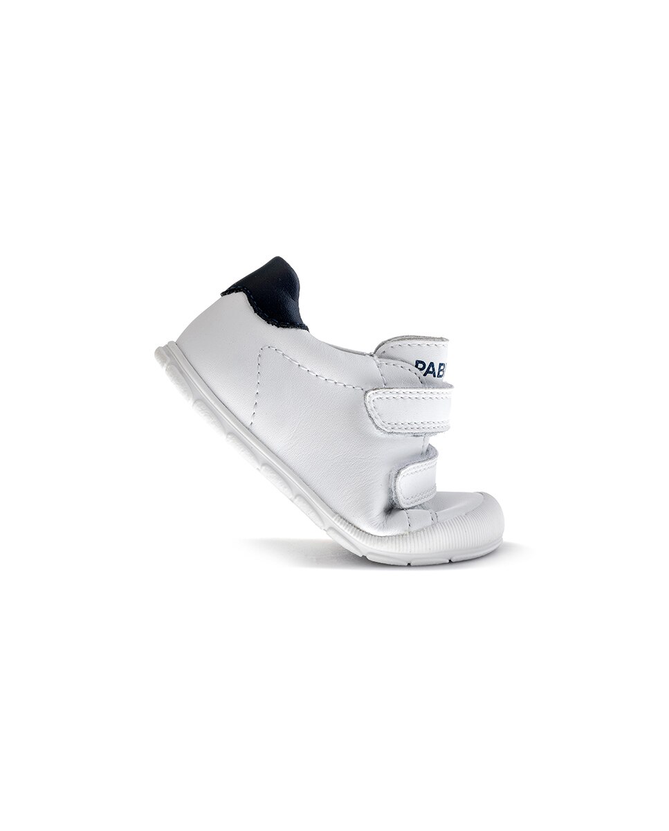 Imagen 8 de Zapatos bebés Barefoot - Pablosky - Blanco / Azul Blanco / Azul