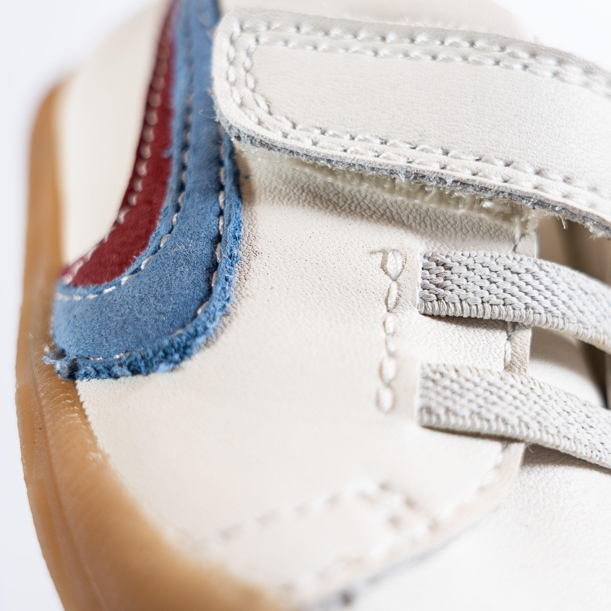 Zapatillas de bebés Pablosky de piel con cierre adherente - Blanco Blanco-6