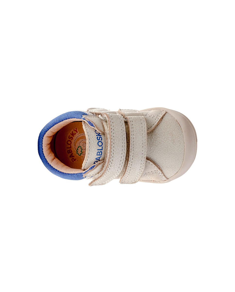 Botas de bebés Pablosky con cierre adherente - Azul Azul-5