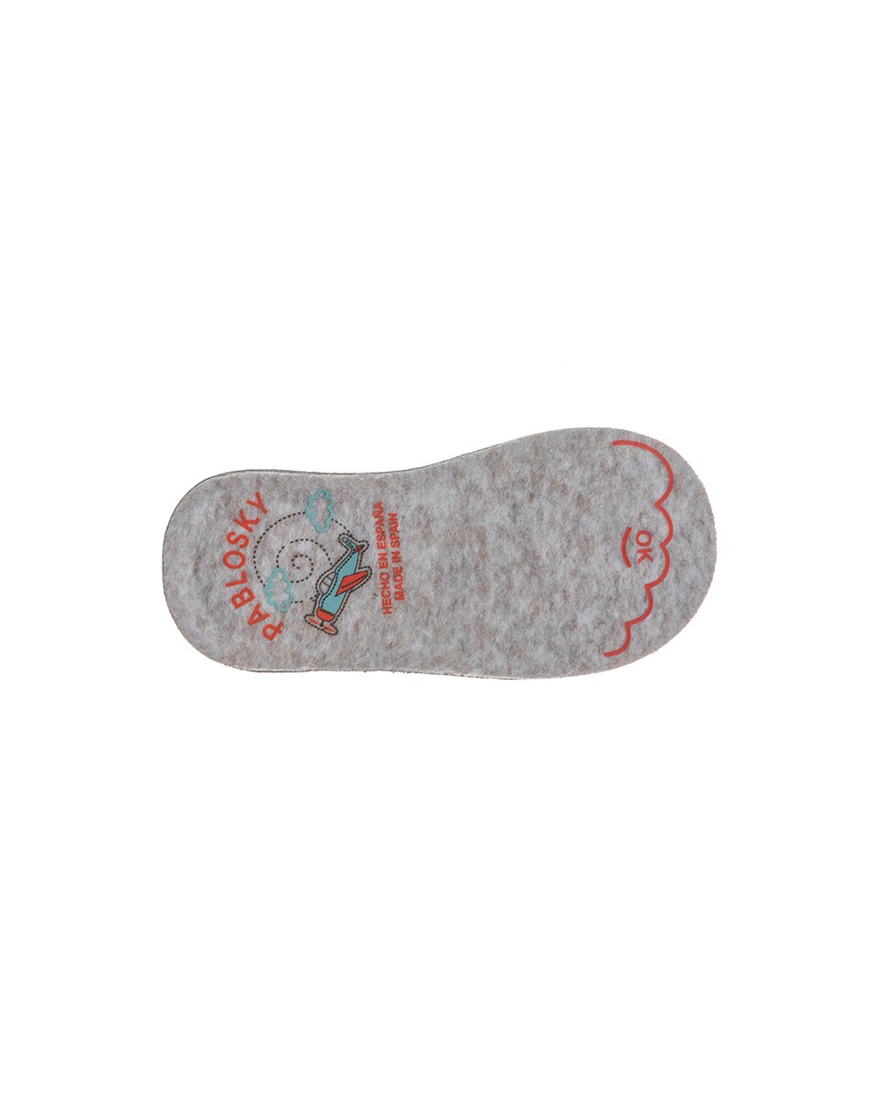 Botas de bebés Pablosky de piel con cierre adherente - Azul Azul-4