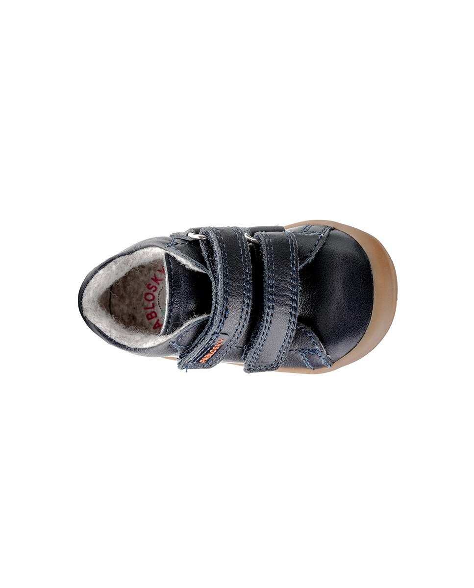 Botas de bebés Pablosky de piel con cierre adherente - Azul Azul-5