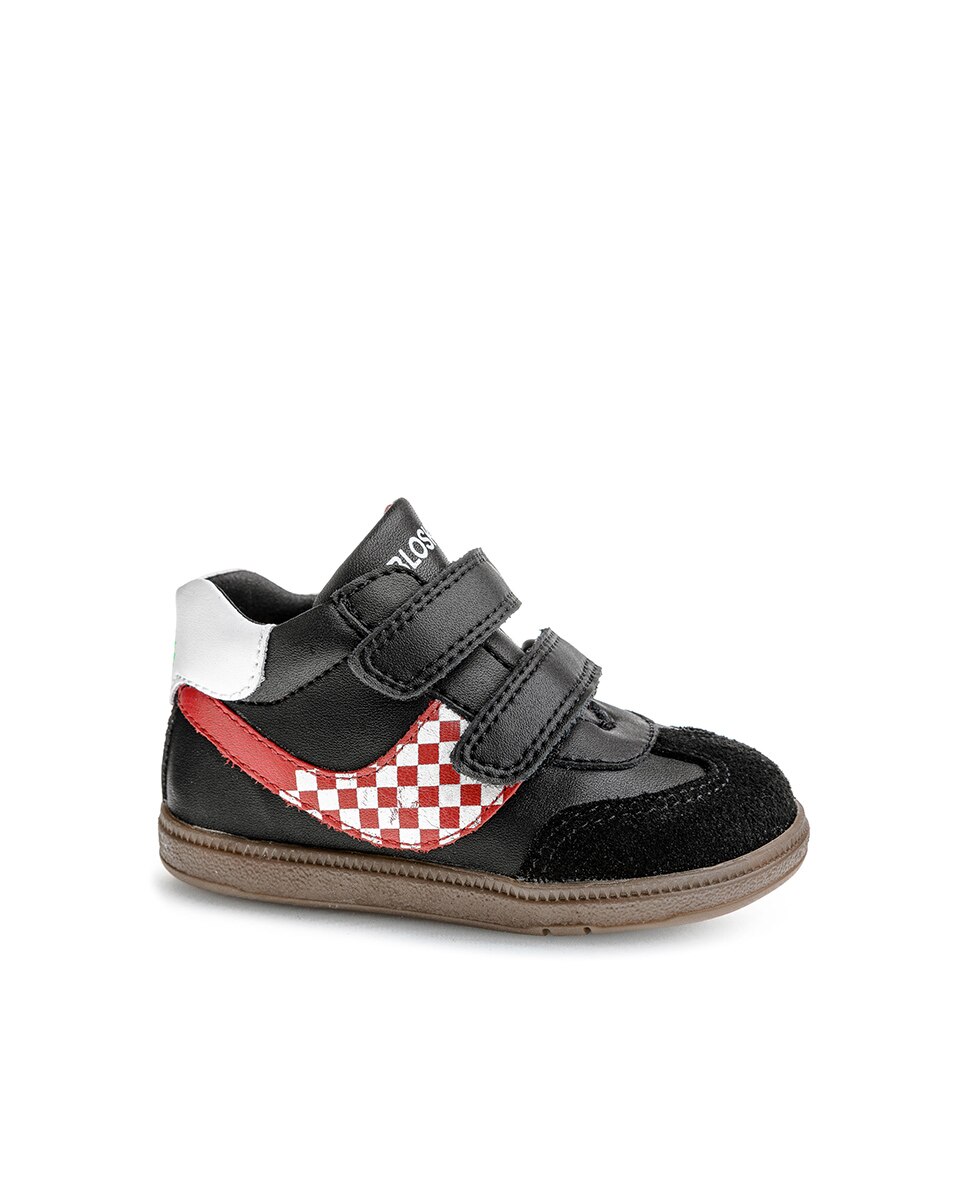 Botas de niño Barefoot de piel con cierre adherente - Pablosky - Negro Negro-1
