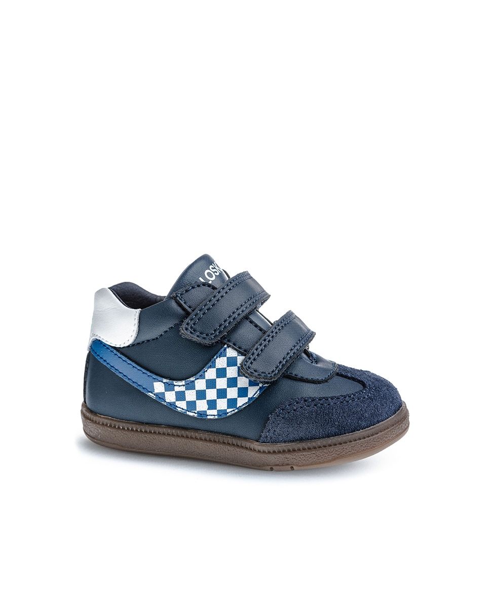 Botas de niño Barefoot de piel con cierre adherente - Pablosky - Azul Azul-1