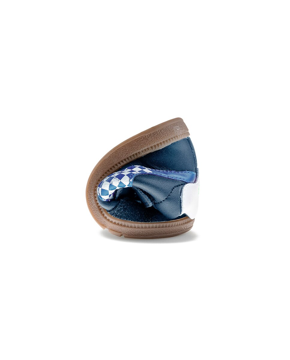 Botas de niño Barefoot de piel con cierre adherente - Pablosky - Azul Azul-2