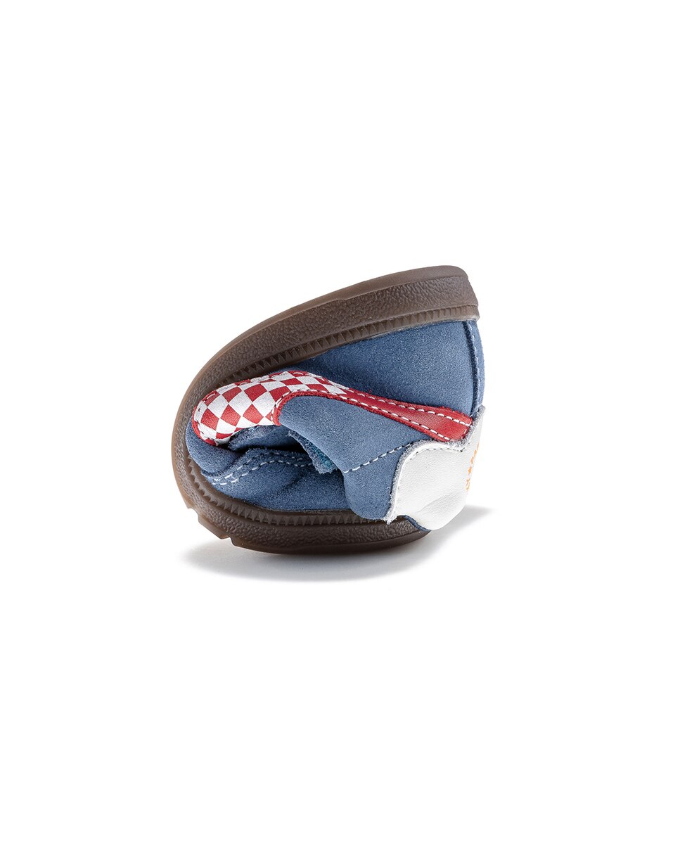 Botas de niño Barefoot de piel con cierre adherente - Pablosky - Azul Azul-2