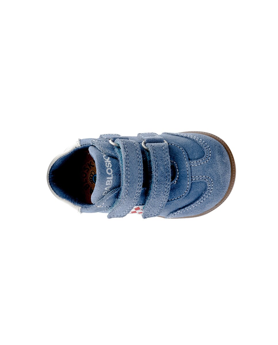 Botas de niño Barefoot de piel con cierre adherente - Pablosky - Azul Azul-5