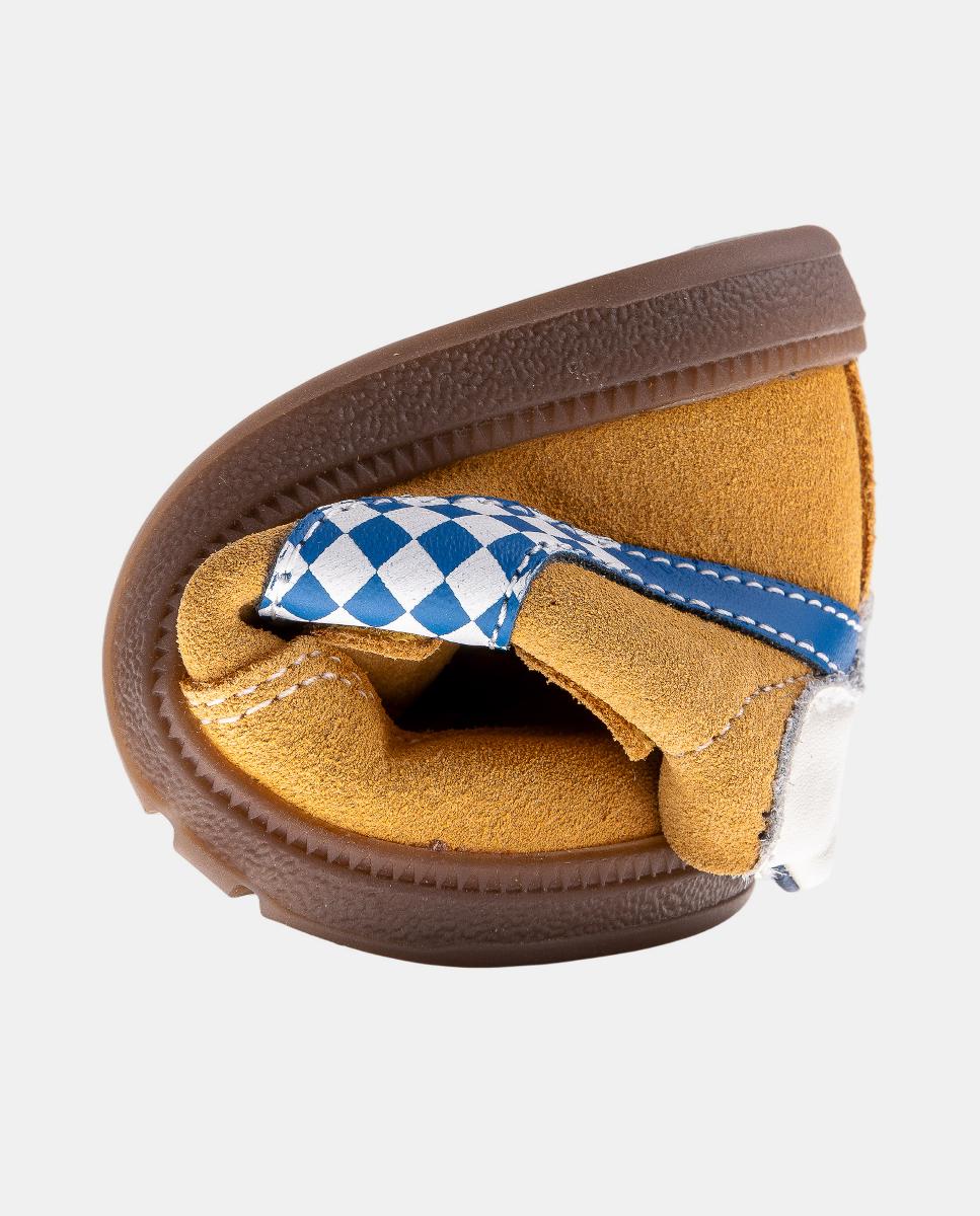 Botas de niño Barefoot de piel con cierre adherente - Pablosky - Amarillo Amarillo-7