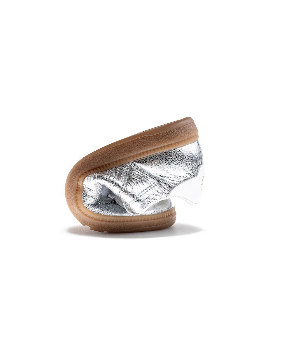 Deportivos barefoot casual de niña - Pablosky - Plata Plata-2