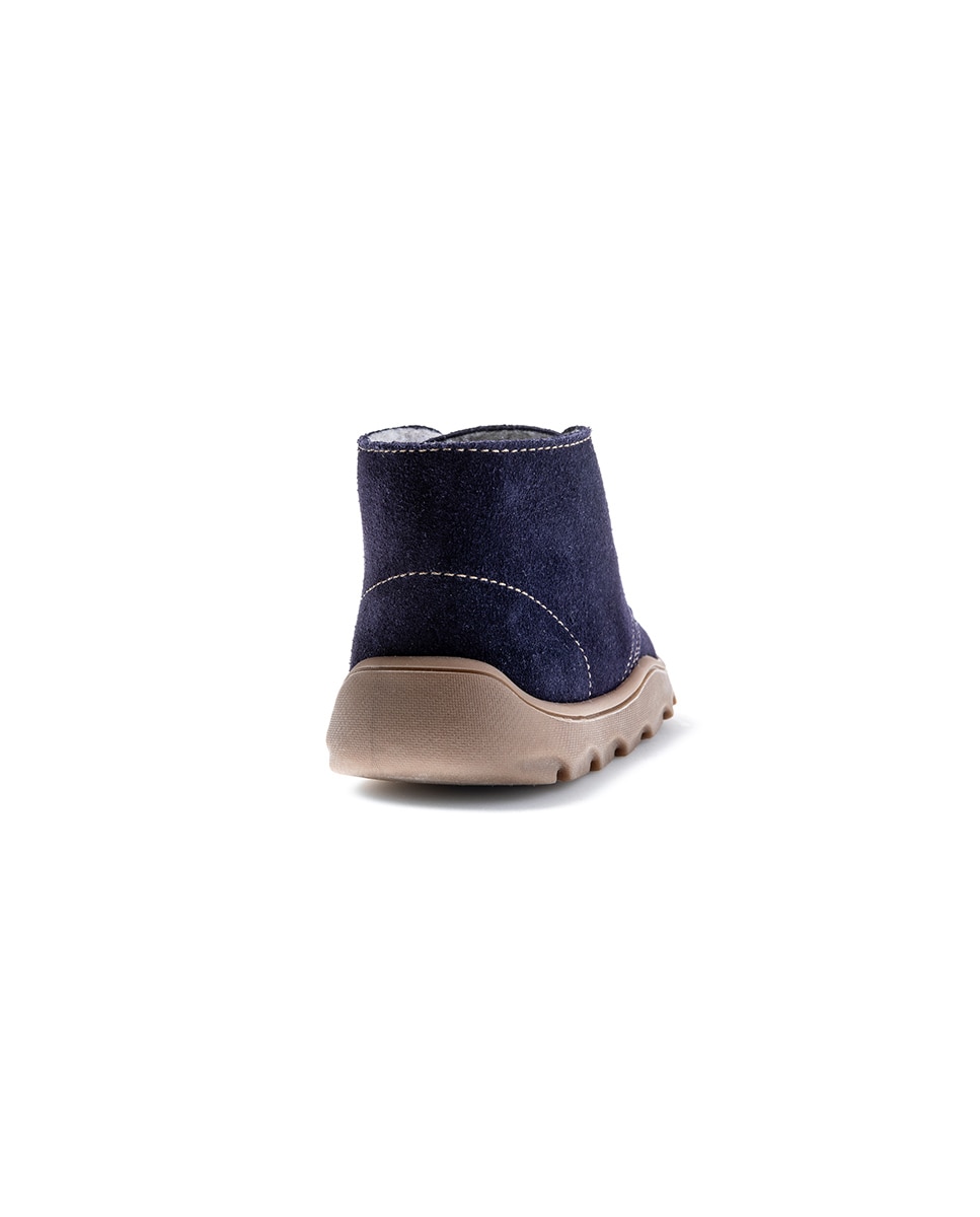 Botas de niños Pablosky de piel con cordones - Azul Azul-7