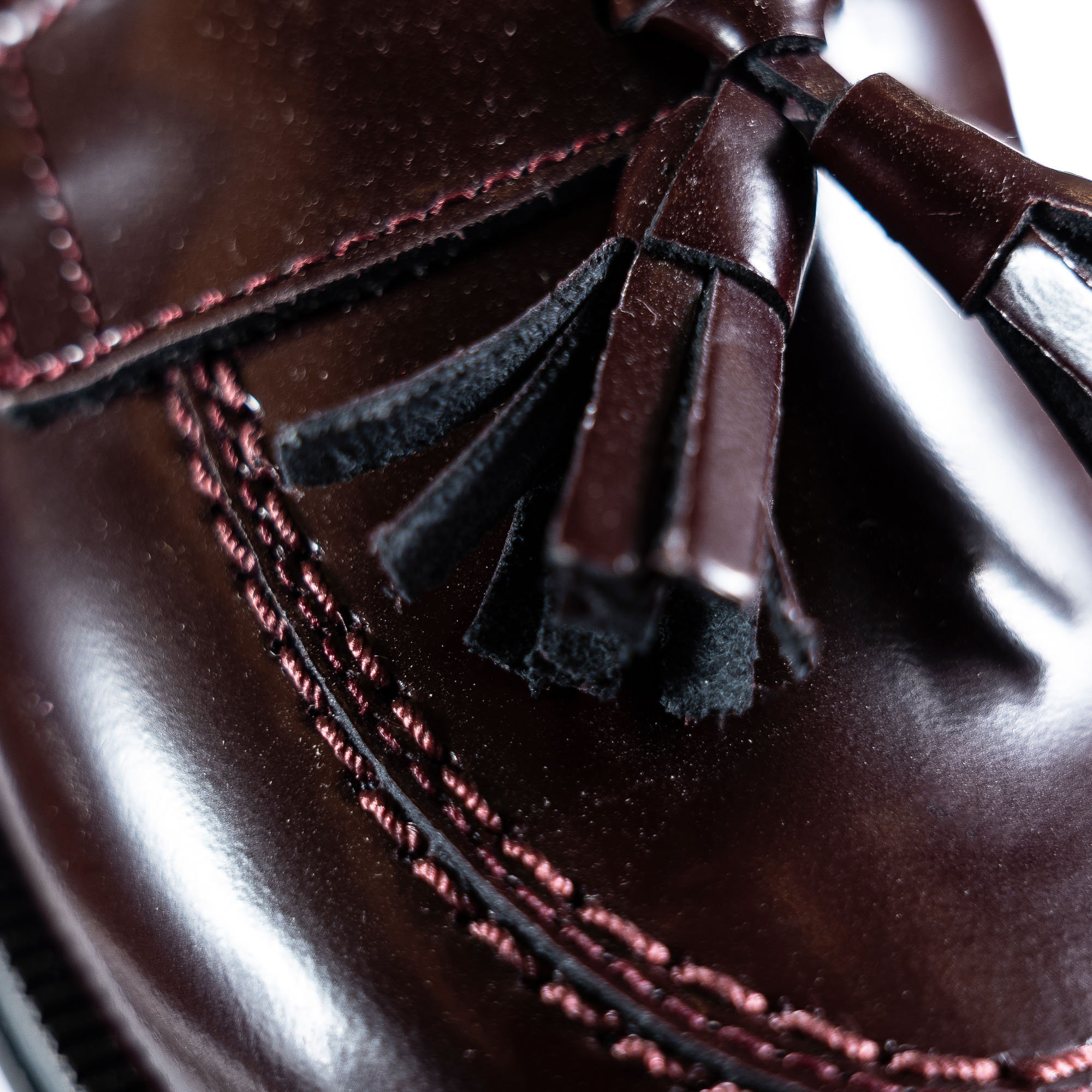 Mocasines de niña de piel para uniforme escolar - Pablosky - Rojo Rojo-3