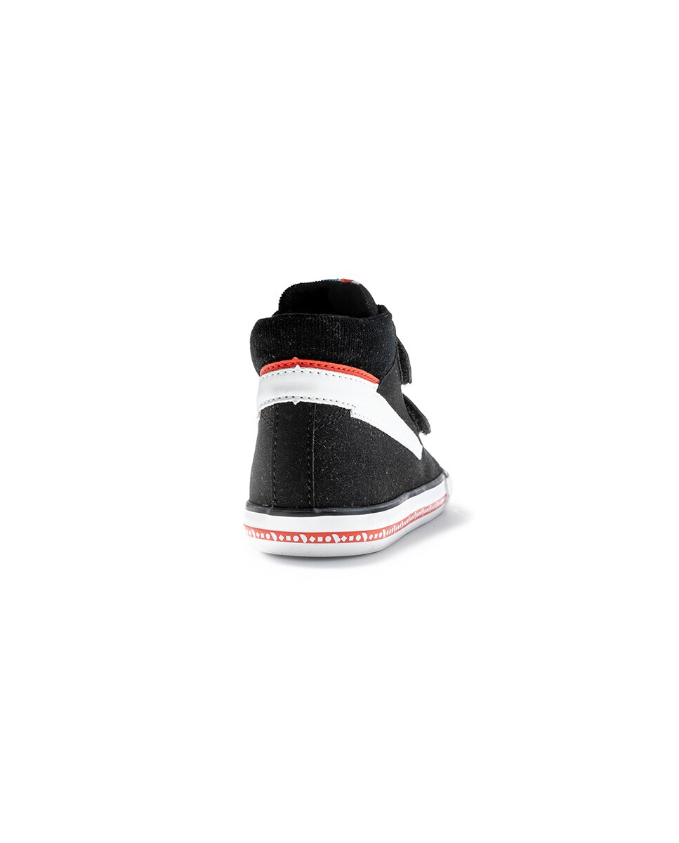 Botines de niña Pablosky textiles con cierre adherente - Negro Negro-5