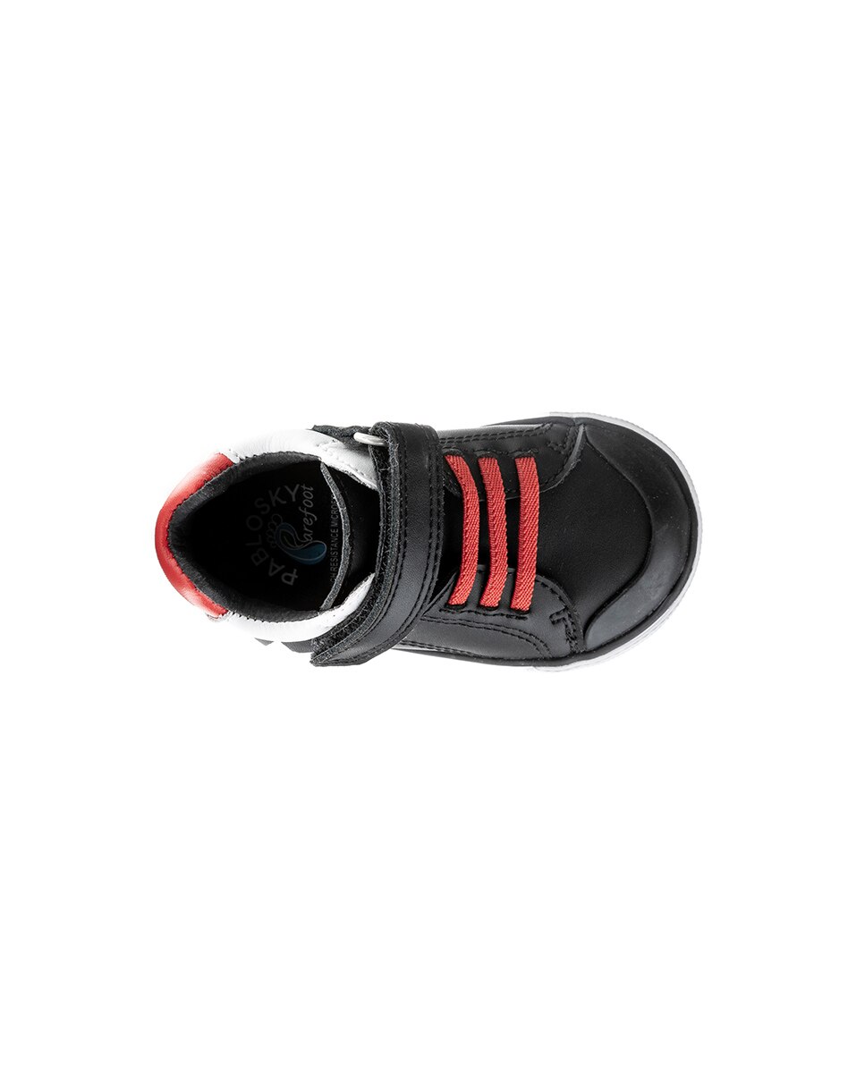 Botas de bebés Pablosky de piel con cierre adherente - Negro Negro-3