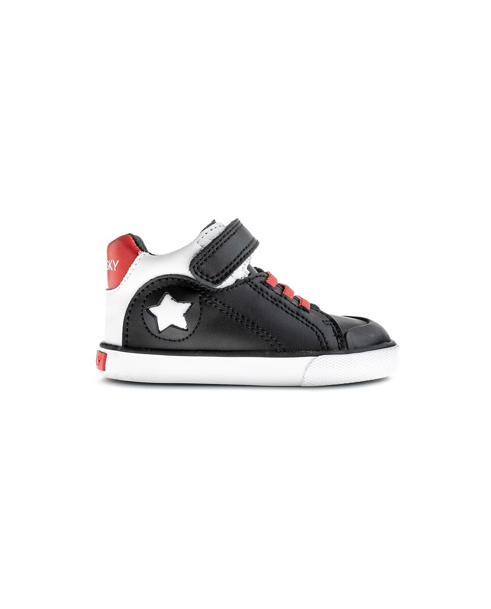 Botas de bebés Pablosky de piel con cierre adherente - Negro Negro-7