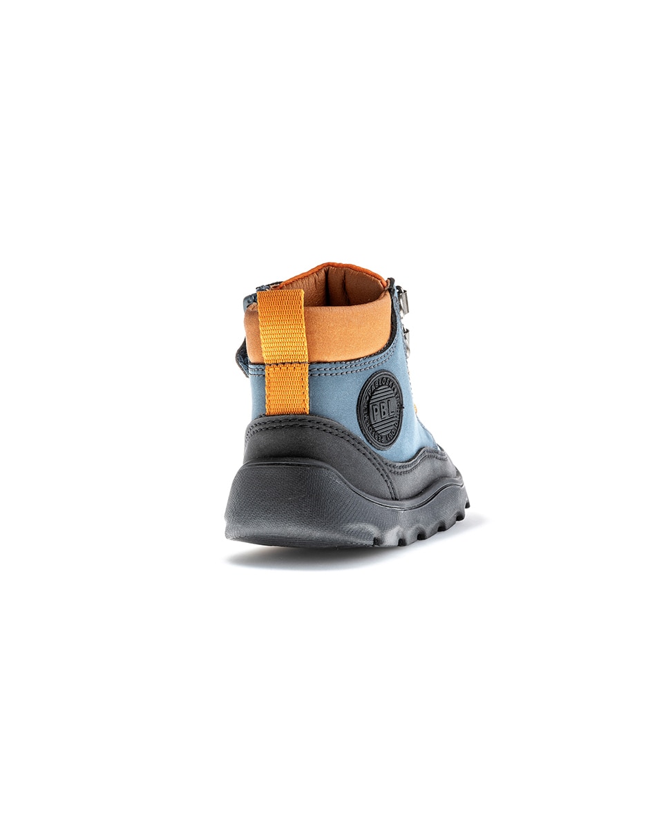 Botas de niño pablosky barefoot con cremallera - Azul Azul-7