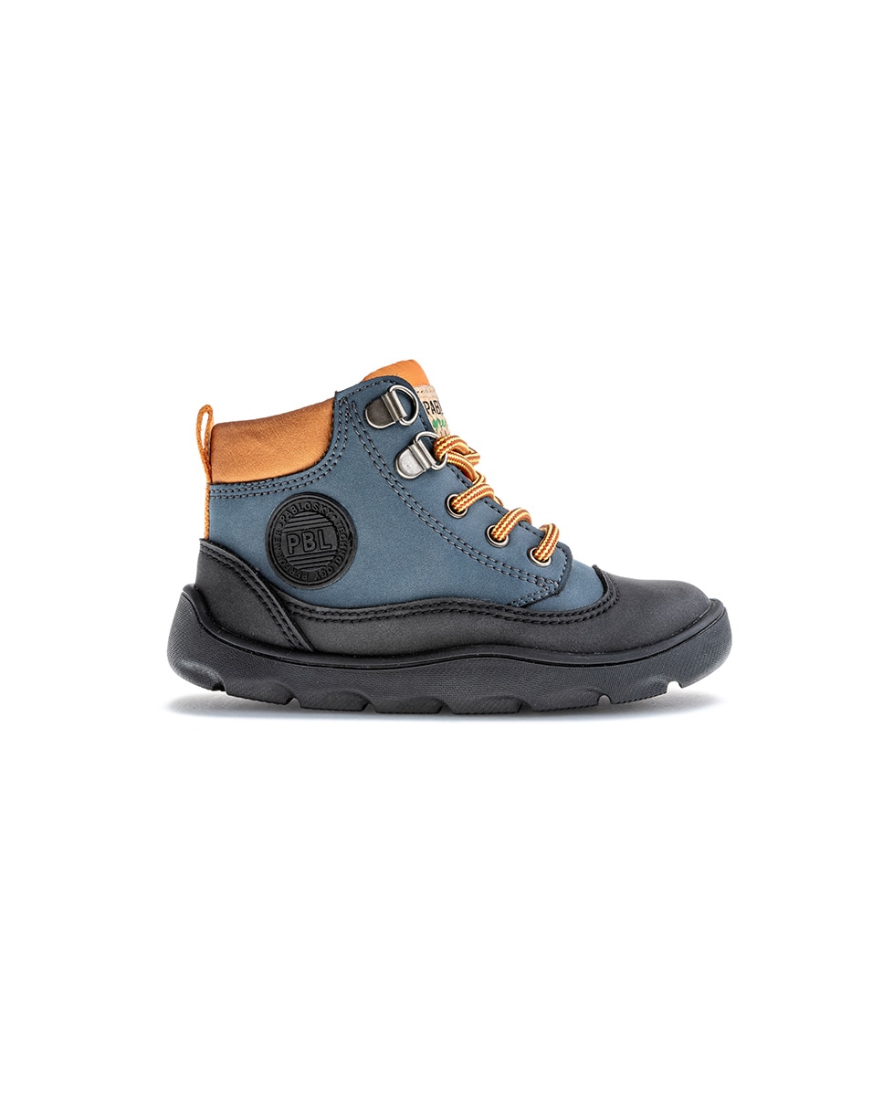 Botas de niño pablosky barefoot con cremallera - Azul Azul-10