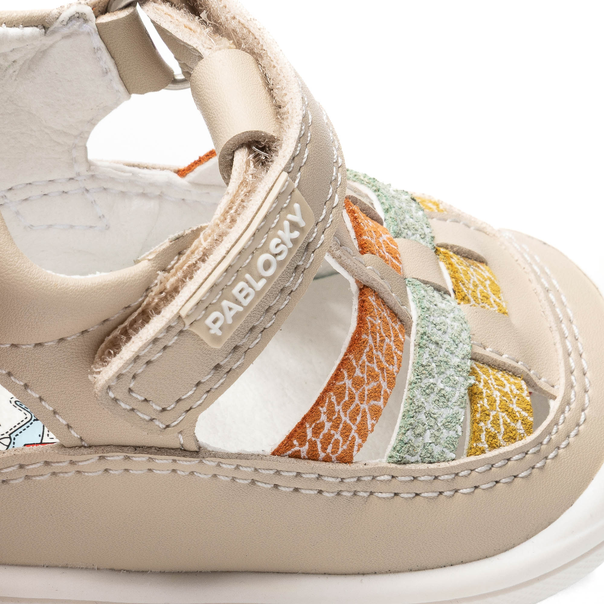 Imagen 3 de Sandalias de bebé de Leader-tech con cierre adherente - Pablosky - Beige Beige