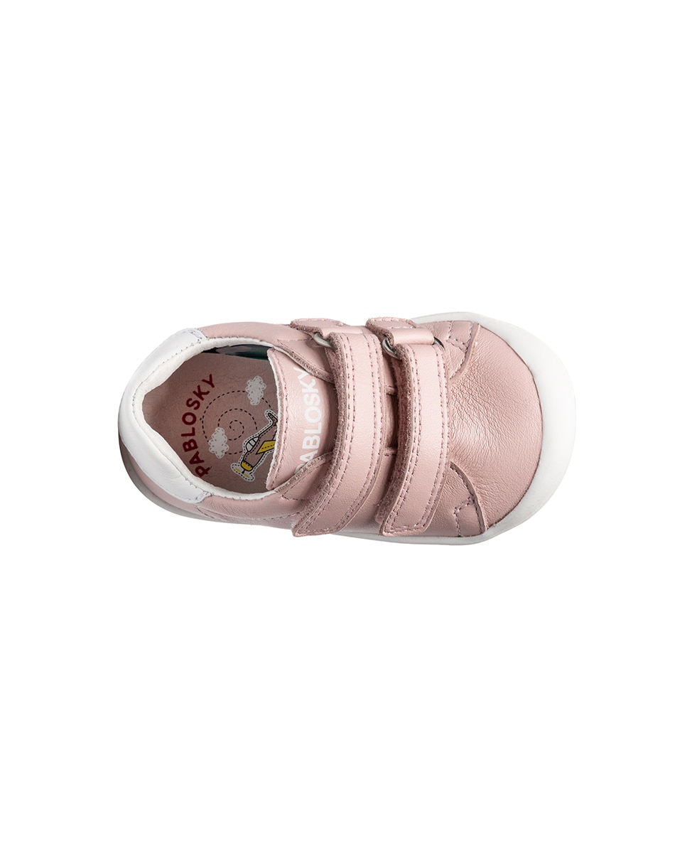 Pepitos de bebé con cierre adherente - Pablosky - Rosa claro Rosa claro-5
