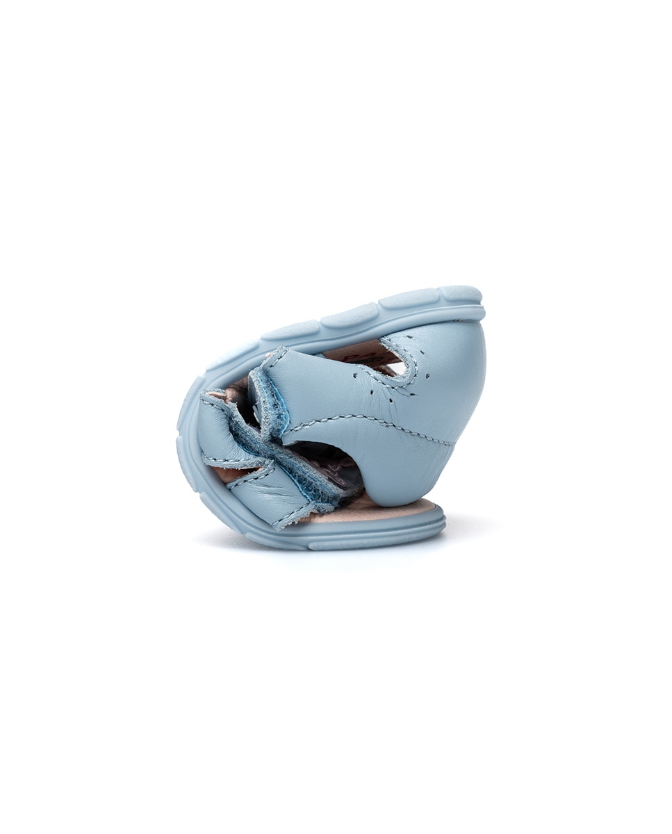 Sandalias de bebé niña barefoot con cierre adherente - Pablosky - Azul celeste Azul celeste-2