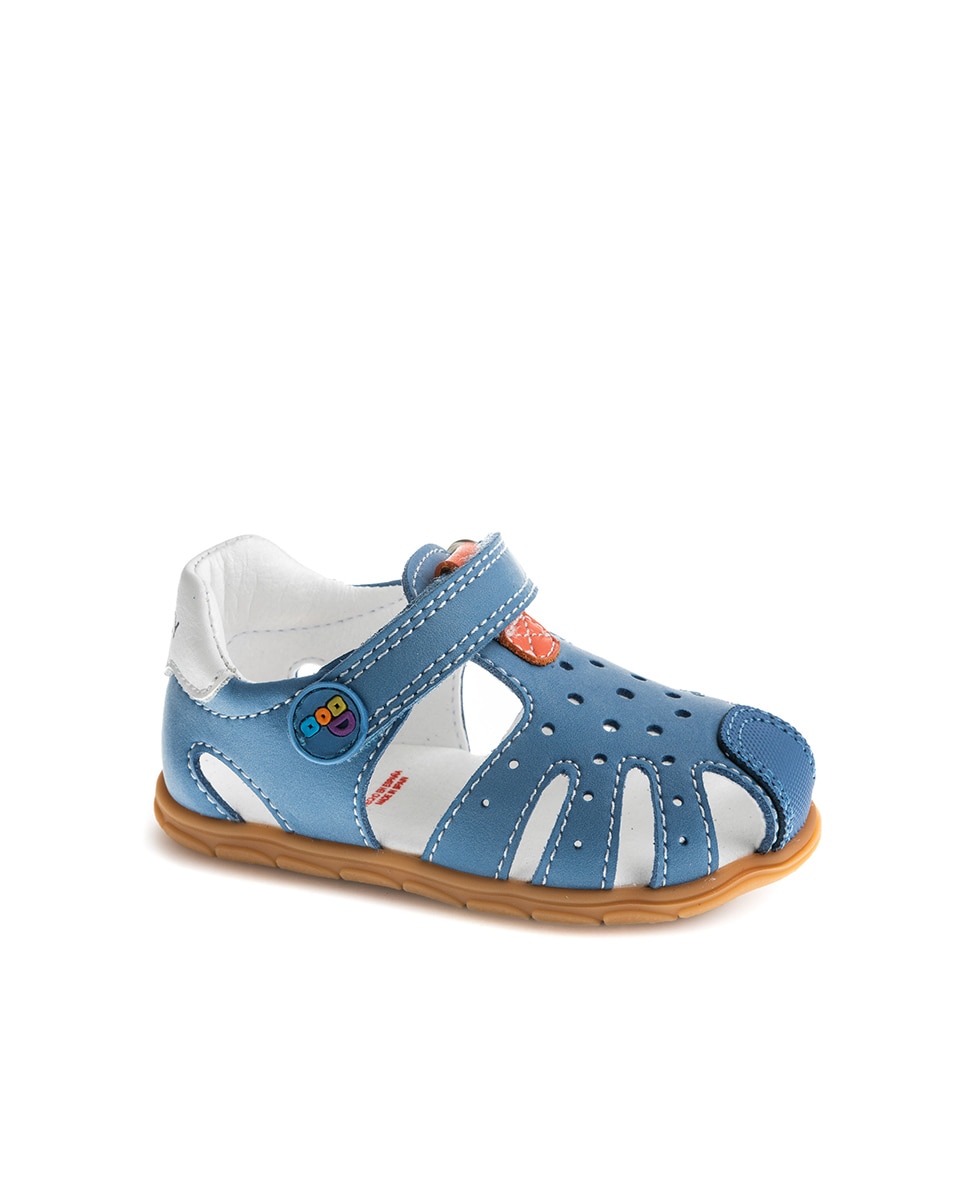 Imagen 1 de Sandalias de bebé niño barefoot con cierre adherente - Pablosky - Azul Azul