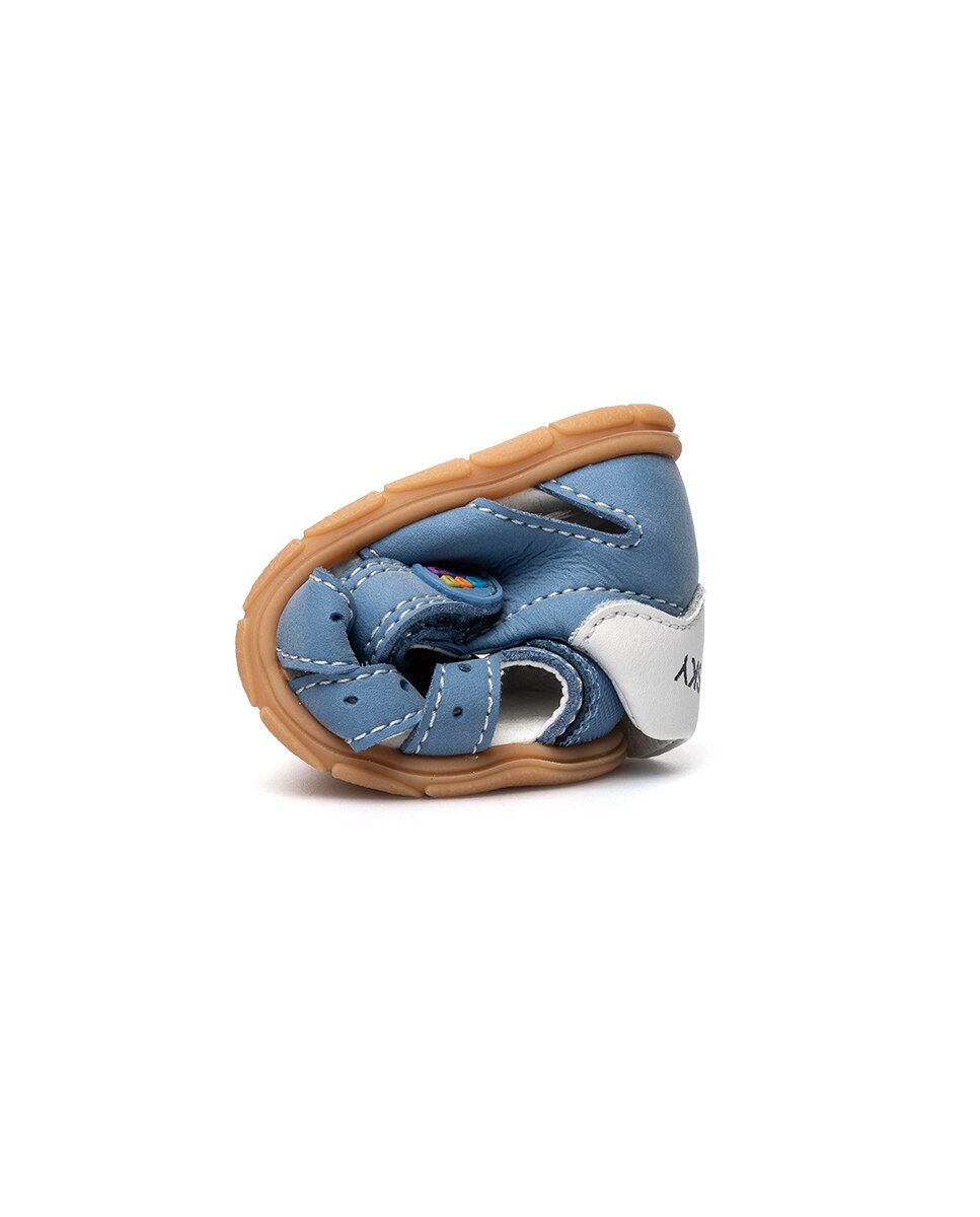 Imagen 2 de Sandalias de bebé niño barefoot con cierre adherente - Pablosky - Azul Azul